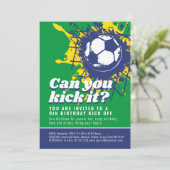 Invitation Pouvez-vous le lancer soirée d'anniversaire de foo (Debout devant)