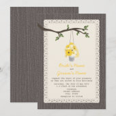 Invitation Pouvoirs Inspirés Par Le Bois / Pâtes D'Étang De M (Devant / Derrière)