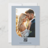 Invitation Powder Blue, Blush Pink/Light Sage Floral Wedding (Dos)