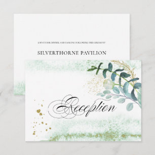 Invitation prairie sauvage Réception de mariage botanique v