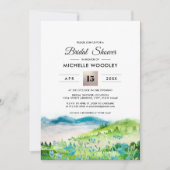 Invitation prairie sauvage | Spring Mountains Fête des mariée (Devant)