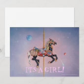 INVITATION PRANCING PONY CAROUSEL (Devant / Derrière)