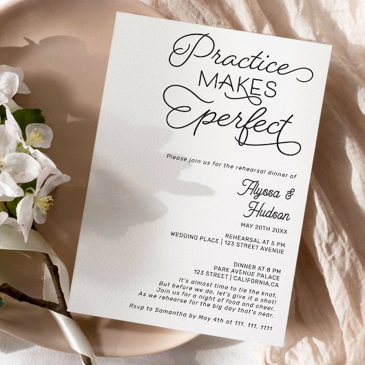 Invitation Pratiquer un mariage blanc parfait