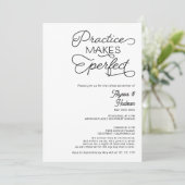 Invitation Pratiquer un mariage blanc parfait (Debout devant)