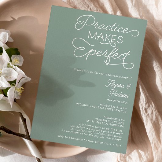 Invitation Pratiquer un mariage vert parfait