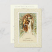 Invitation Prayer of St. Padre Pio after Holy Communion (Devant / Derrière)