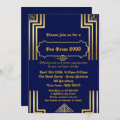 Invitation pré-bal, Pré bal, Quinceanera, Seize (Devant / Derrière)