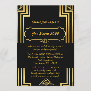 Invitation pré-bal, Pré-bal, Quinceanera, Seize