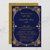 Invitation pré-bal, Pré bal, Quinceanera, Sweet16 (Devant / Derrière)