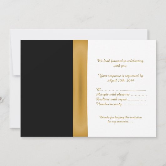 Invitation pré-bal, Pré-bal, Quinceanera, Sweet16 (Dos)