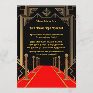 Invitation pré-bal, Pré bal, Tapis rouge, 15ème, 1