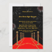 Invitation pré-bal, préprom, tapis rouge, 15e, 16e (Devant)