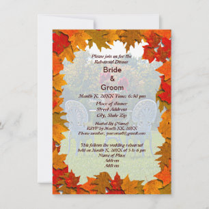 Invitation Pré de l'amour Répétition d'automne Dîner Invitati