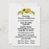 Invitation Précieuse au Baby shower (Dos)