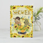 Invitation Précieuse au Baby shower (Debout devant)