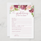 Invitation Prédictions d'automne floral de Bourgogne pour la  (Devant)