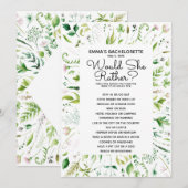 Invitation préfère-t-elle le jeu de baby shower nuptiale (Devant / Derrière)