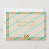 Invitation préférée de partie de choses (Dos)