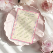 Invitation Préférerait-elle Fête des mariées Game Card