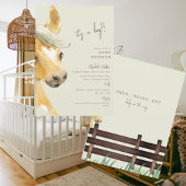 Invitation Preg-neigh-ent Horse C'est un Baby shower garçon