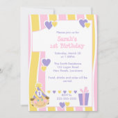 Invitation Premier anniversaire (Devant)