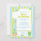 Invitation Premier anniversaire (Devant)