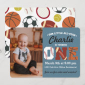 Invitation Premier Anniversaire All-Star (Devant / Derrière)