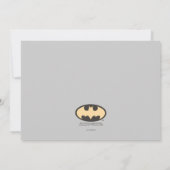 Invitation Premier anniversaire de Batman Super Hero - Photo (Dos)