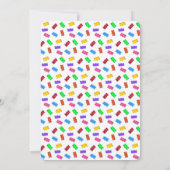 Invitation Premier anniversaire de bébé mignon (Dos)