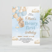 Invitation Premier anniversaire de Blue Beary (Debout devant)