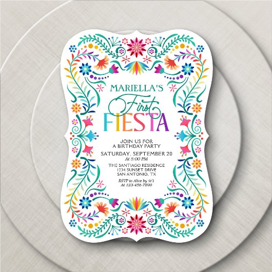 Invitation Premier anniversaire de Fiesta