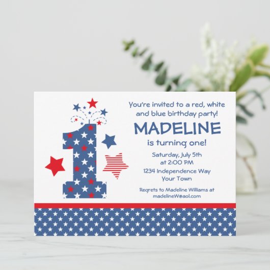 Invitation Premier anniversaire de Firecracker (Debout devant)