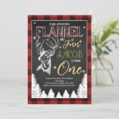 Invitation Premier anniversaire de Flannel et Fun (Debout devant)