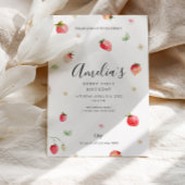 Invitation Premier anniversaire de fraise
