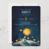 Invitation Premier anniversaire de Galactique : Célébration d (Dos)