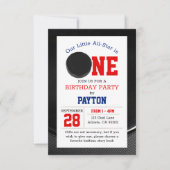 Invitation Premier anniversaire de hockey (Devant)