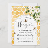 Invitation Premier anniversaire de Honey Bee (Devant)