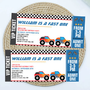 Invitation Premier anniversaire de la course de camion Fast O