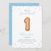 Invitation Premier anniversaire de la douceur (Devant / Derrière)