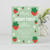 Invitation Premier Anniversaire de la Fraise Berry (Debout devant)