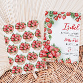 Invitation Premier anniversaire de la fraise de Berry
