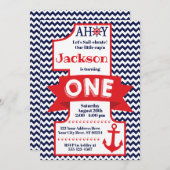 Invitation Premier anniversaire de la Marine et du Red Boy Na (Devant / Derrière)