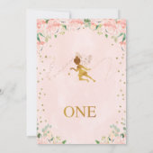 Invitation Premier anniversaire de la Poussière Fée et Fée Ro (Dos)