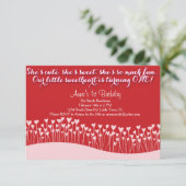 Invitation Premier anniversaire de la Saint Valentin (Debout devant)