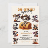 Invitation Premier anniversaire de l'Halloween occidentale à  (Devant)