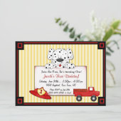 Invitation Premier anniversaire de Little Fireman (Debout devant)