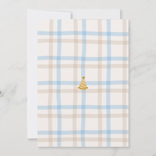 Invitation Premier anniversaire de l'ours (Dos)