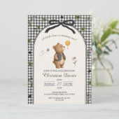 Invitation Premier anniversaire de l'ours noir (Debout devant)