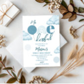 Invitation Premier anniversaire de M. ONEderful bleu