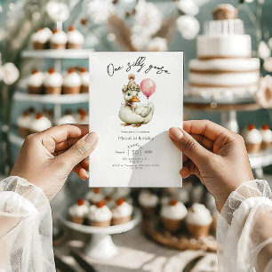 Invitation Premier anniversaire de One Silly Goose Girl
